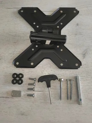 Soporte TV pared negro