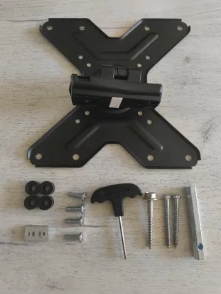 Soporte TV pared negro