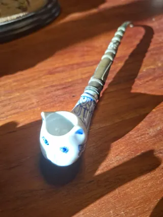 Lote 8 figuras gatitos cerámica #1