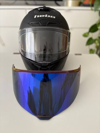 Casco de moto Hebo negro