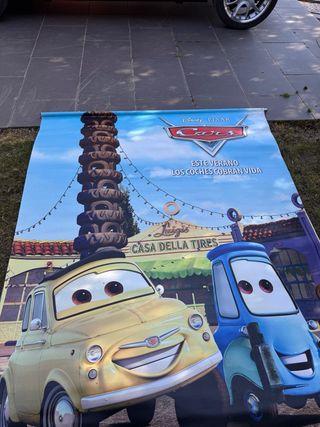 Póster Original Película Cars Disney Pixar 2006