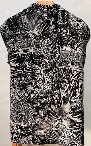 Camicia Pull&Bear fantasia jungle M Maniche corte