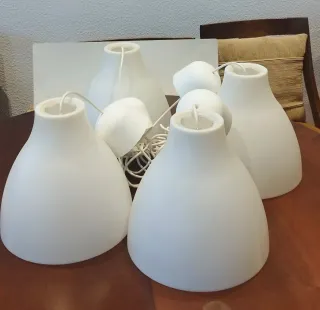 Lámpara de techo IKEA blanca