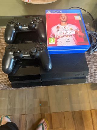 Consola PS4 (PlayStation 4) Negra + 2 Mandos