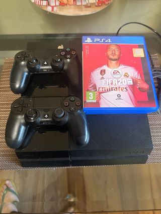 Consola PS4 (PlayStation 4) Negra + 2 Mandos