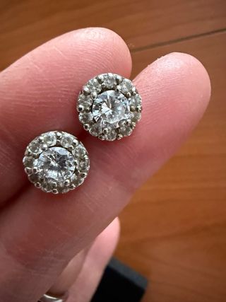 Pendientes plata circonitas nuevos