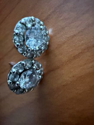 Pendientes plata circonitas nuevos