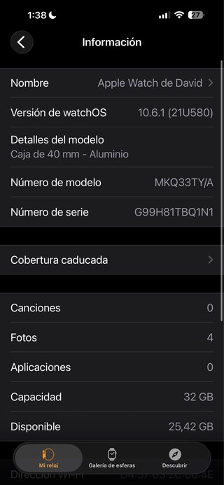 Apple Watch SE Nike 40mm GPS