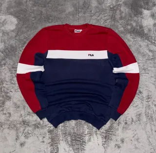 Sudadera Fila Vintage Tricolor Talla XS