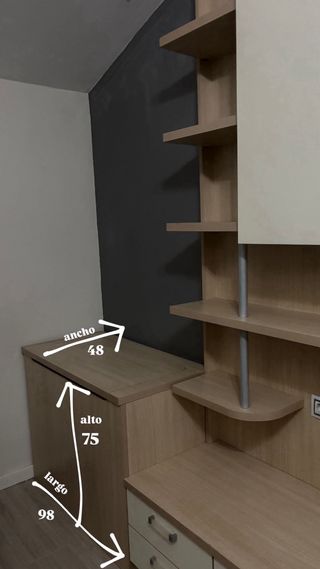 Mueble modular con cajones