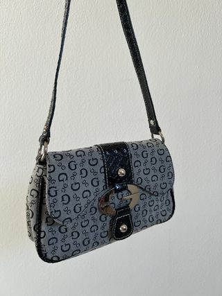 Borsa Guess nera grigia elegante piccola
