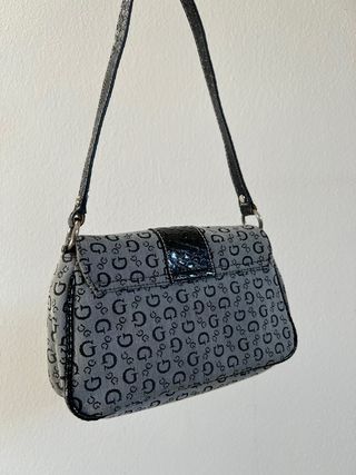 Borsa Guess nera grigia elegante piccola