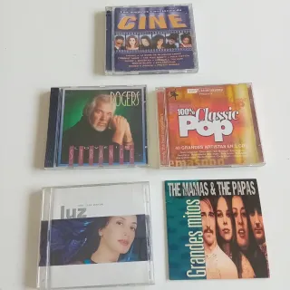 Lote  CDs Música Variada: Pop, Rock, Baladas