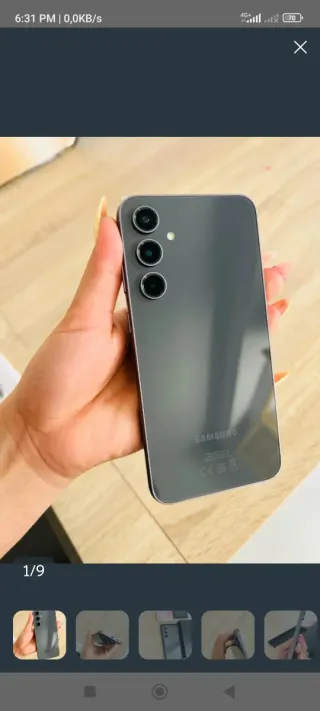 Teléfono Móvil Negro/Gris