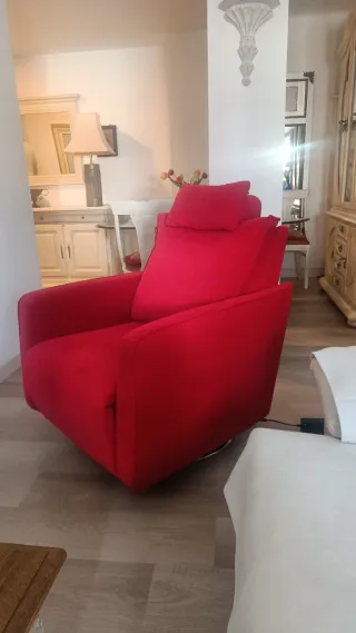 Sillón Relax Eléctrico Famaliving Rojo