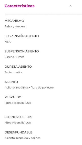 Sillón Relax Eléctrico Famaliving Rojo