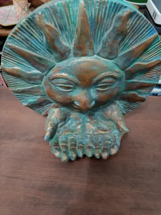 Figura Sol Escayola Decorativa