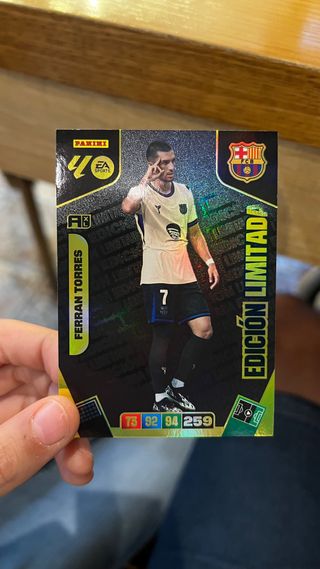 Cromo Panini Ferran Torres Edición Limitada