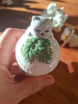 Lote 9 gatitos cerámica #3. OFERTA