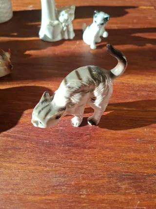 Lote 9 gatitos cerámica #3. OFERTA
