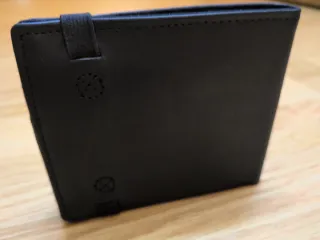 Cartera Element Strapper Cuero Negro Sin Usar