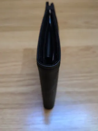 Cartera Element Strapper Cuero Negro Sin Usar