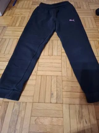 Conjunto Chándal Puma Rosa y Negro