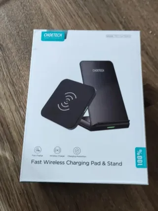 Cargador Inalámbrico CHOETECH Pad & Stand