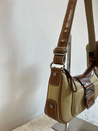 Borsa Guess tracolla beige leopardata