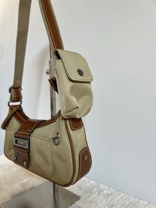 Borsa Guess tracolla beige leopardata