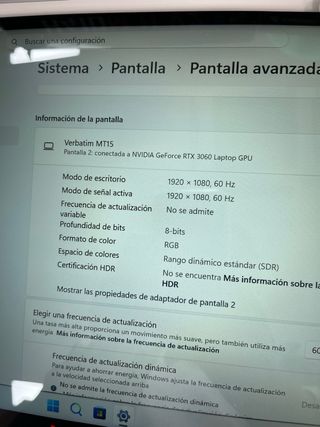 Verbatim Monitor Tactil 15,6' PM-15T Port#911281