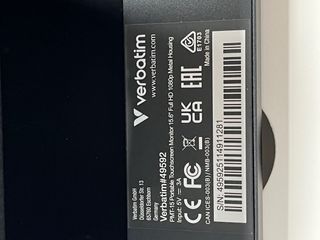 Verbatim Monitor Tactil 15,6' PM-15T Port#911281