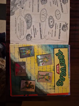 Álbum Tortugas Ninja Panini Cromos 1990