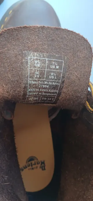 Stivali Dr. Martens Marrone Taglia 40