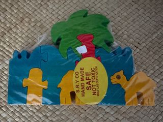 Lote 5 Puzzles Madera Camellos S.R.Y CO NUEVO