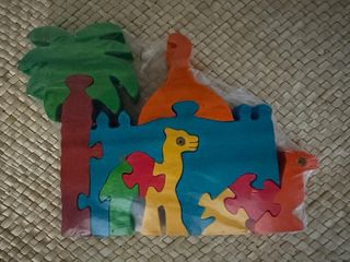 Lote 5 Puzzles Madera Camellos S.R.Y CO NUEVO