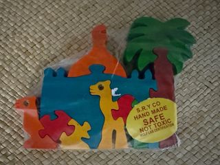 Lote 5 Puzzles Madera Camellos S.R.Y CO NUEVO