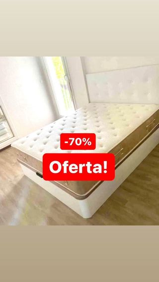 Canapé y colchón oferta -70%