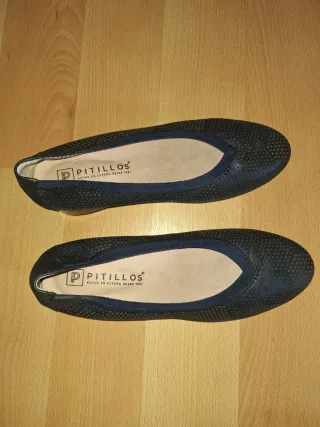 Zapatos Pitillos azul marino talla 39