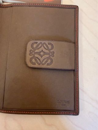 Funda agenda Loewe marrón