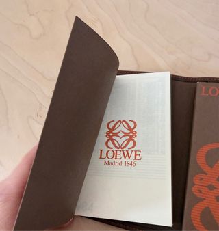 Funda agenda Loewe marrón