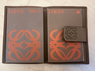 Funda agenda Loewe marrón