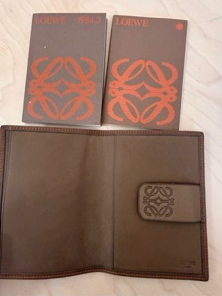 Funda agenda Loewe marrón