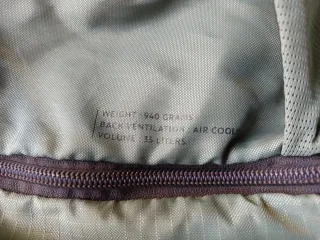 Mochila de acampada verde Decathlon 35litres