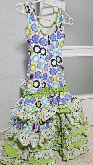 Traje de flamenca niña