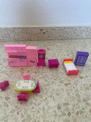 Lote Muebles Casita Muñecas