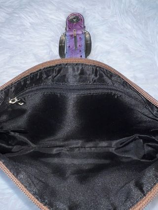 Borsa Guess marrone, viola e rosa
