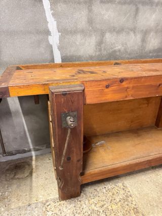 Banco de carpintero de madera
