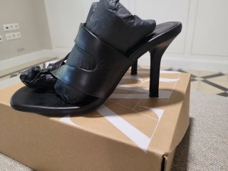 Sandalias tacón Zara Talla 38