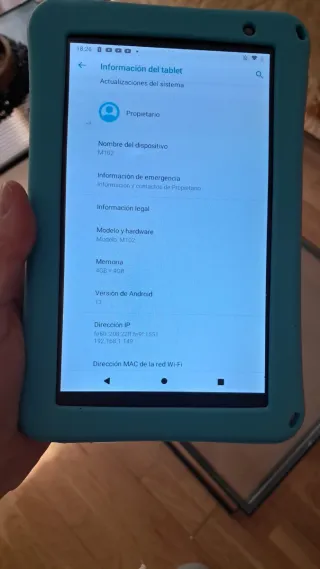 Tablet Infantil M102 Azul